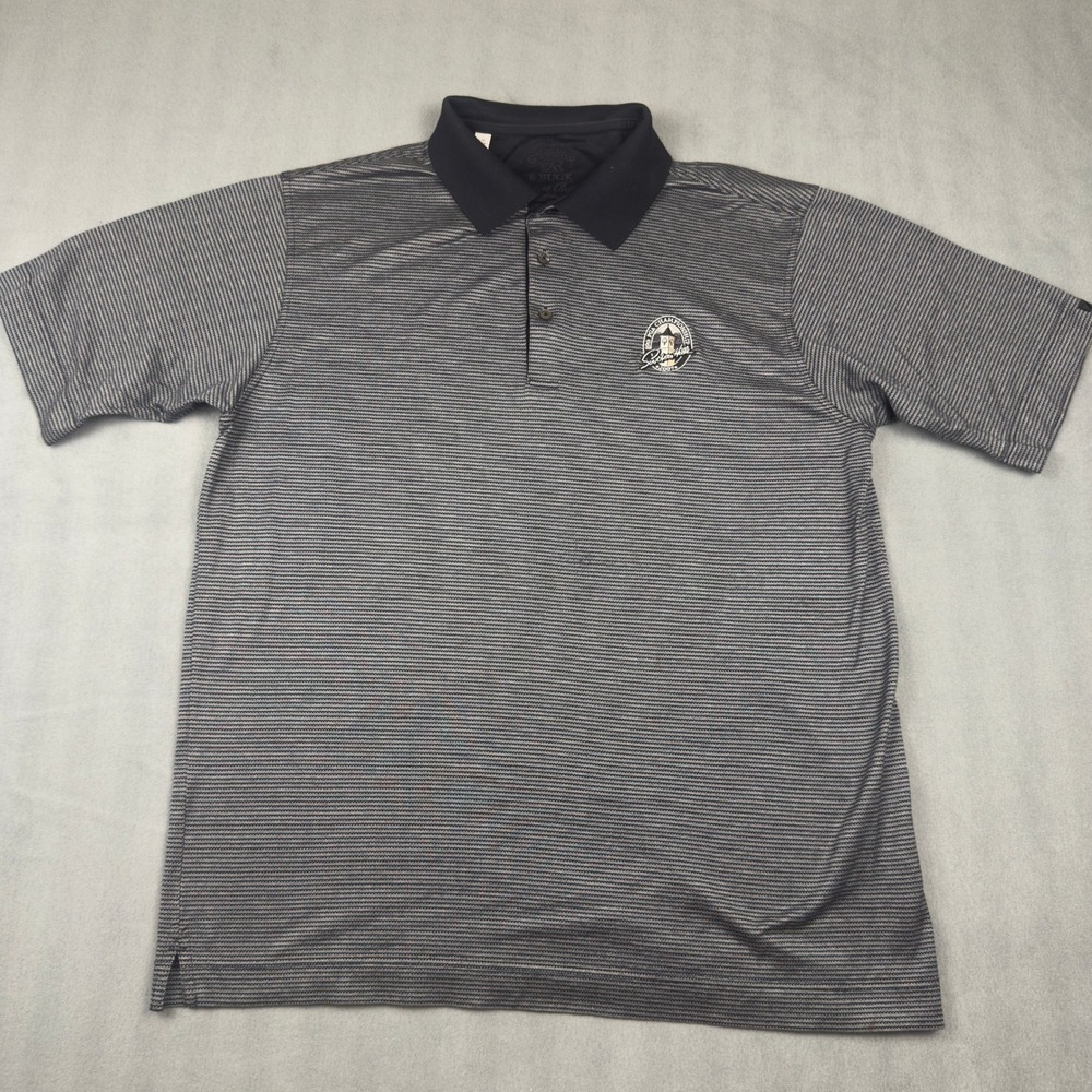 Cutter & Buck Mens 2007 PGA Championship Southern Hills Striped Polo Shirt Large